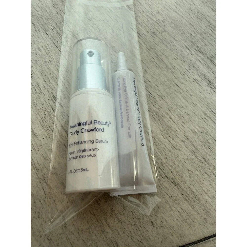 Meaningful Beauty Eye Enhancing Serum + Lifting Eye Creme Advanced 0.5oz 15ml Ea